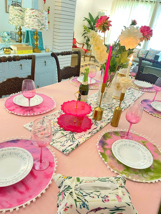 Anastasia Tie Dyed Table Linen Set