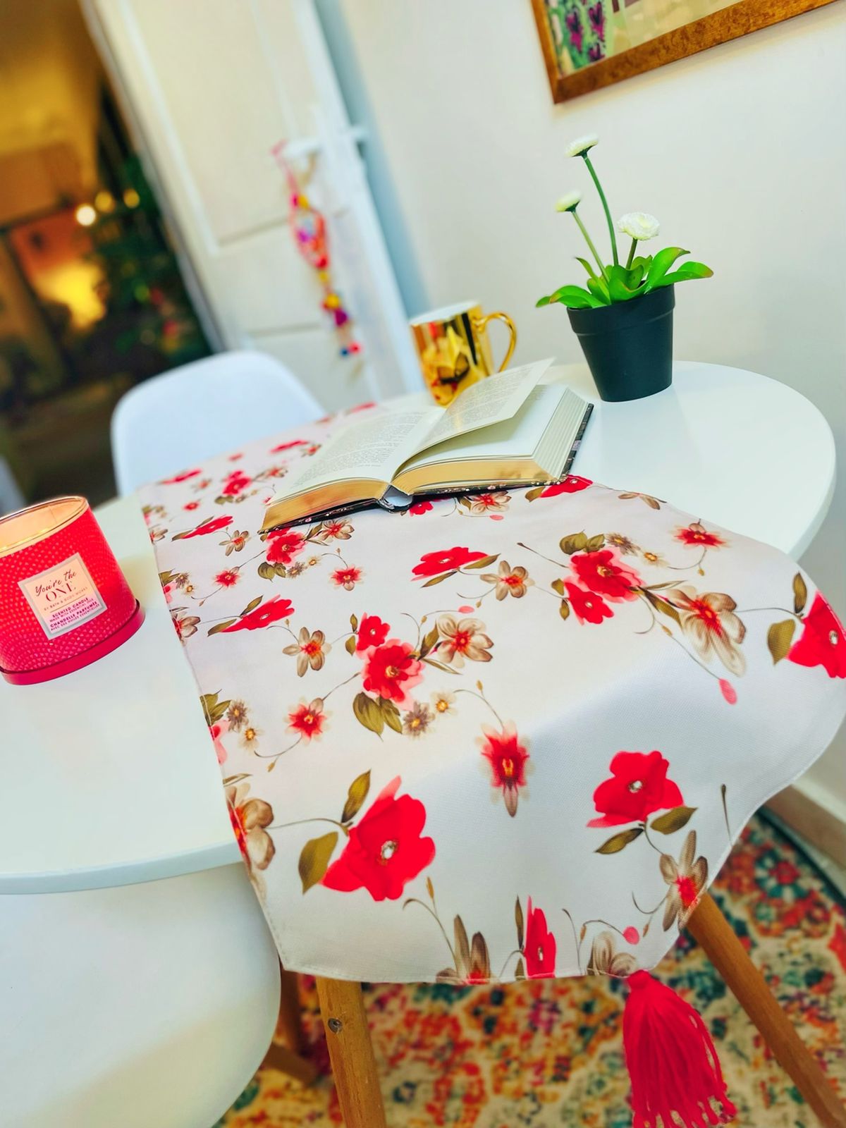 Berry Red Table Runner