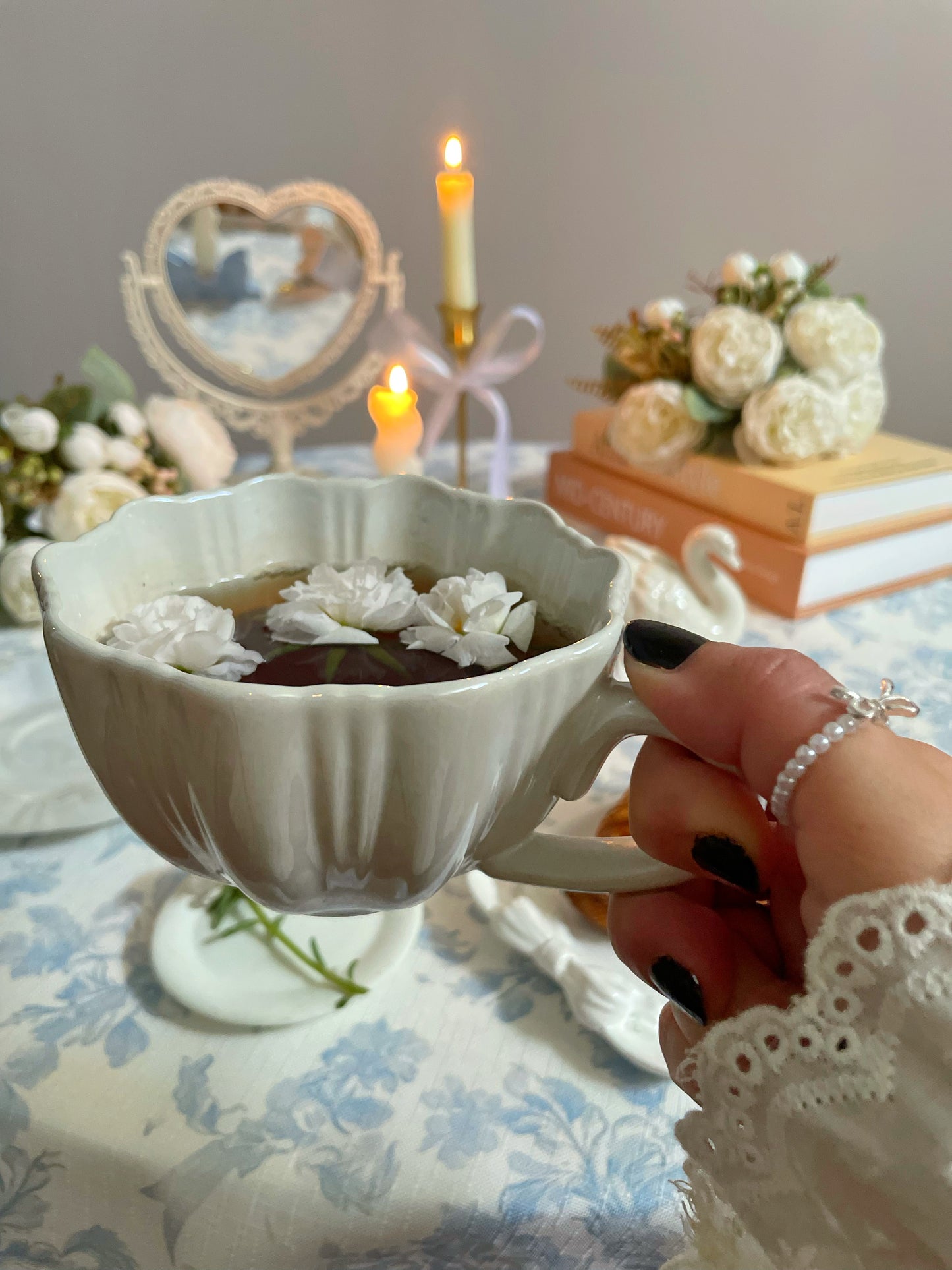 Blue Whisper Tablecloth
