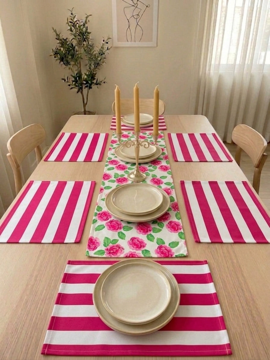 Blushing - Pink Blend Table Linen Set