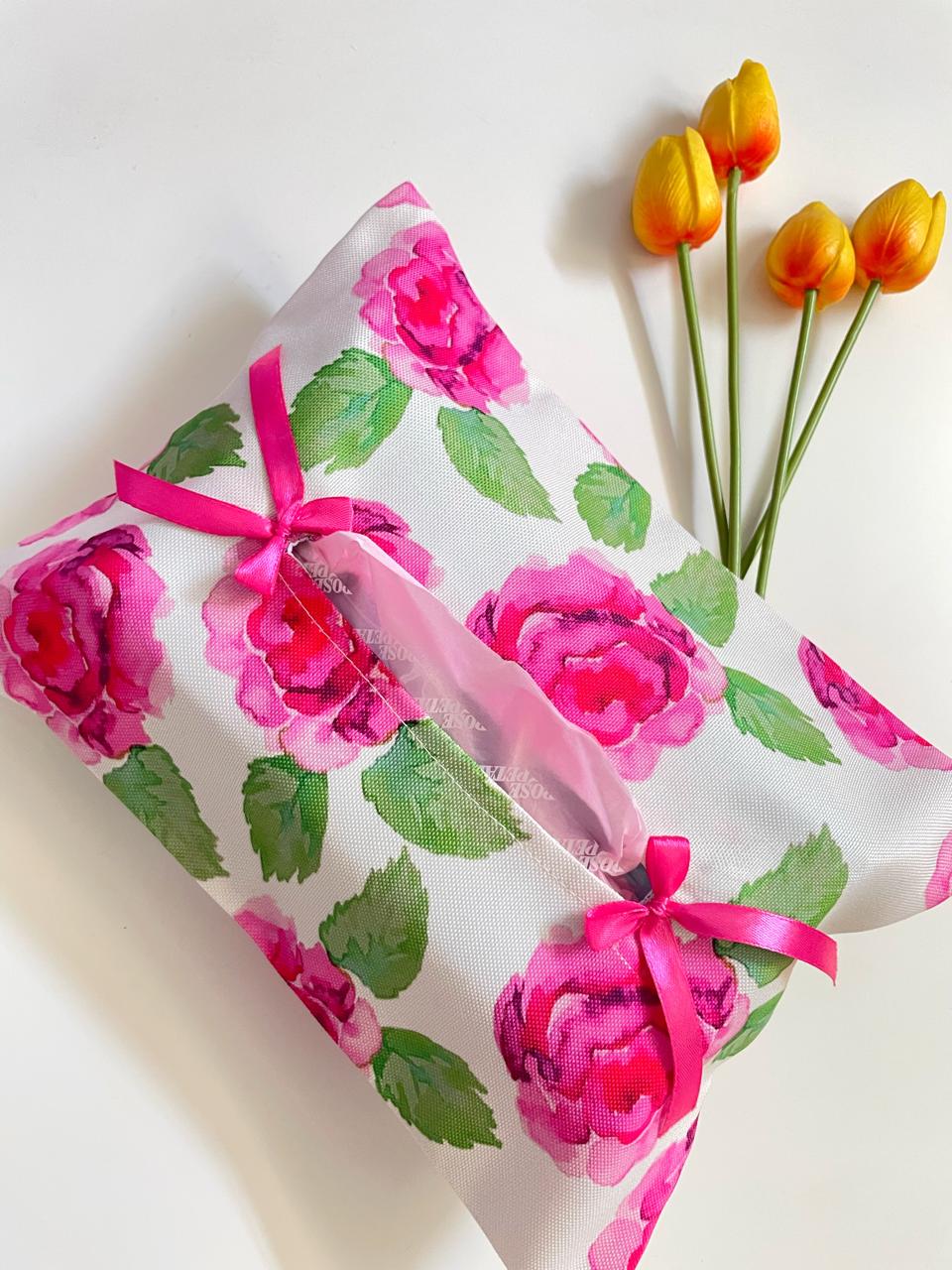 Blushing Tissue Box Cover