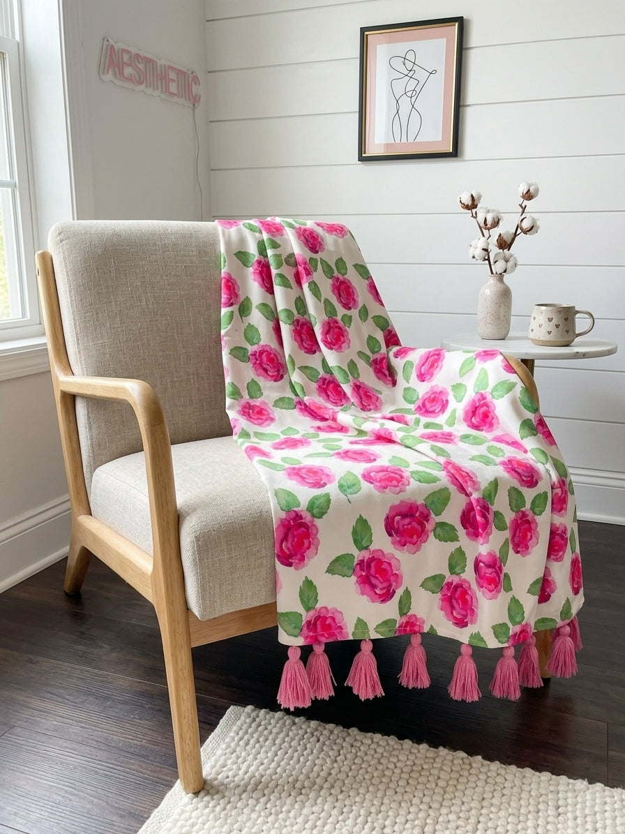 Blushing Throw Blanket