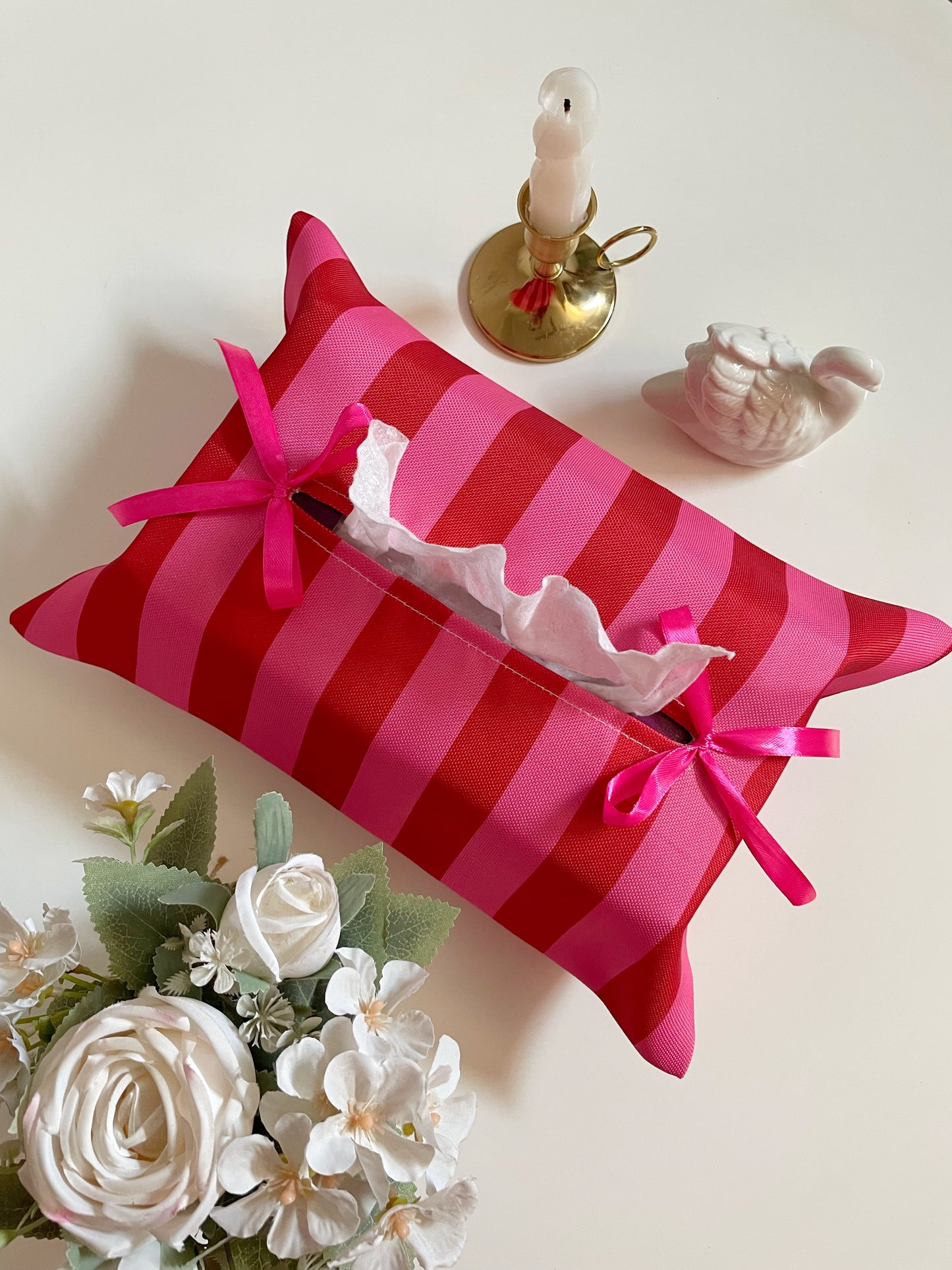 Candystripes Tissue Box Cover