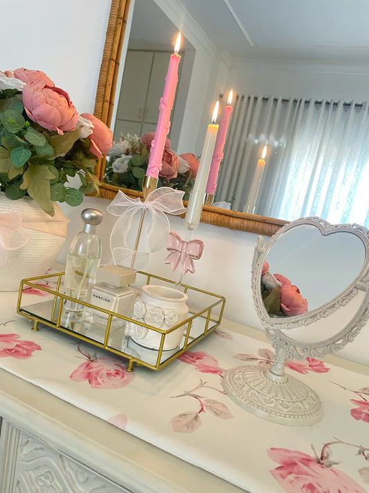 Cottage Blush Table Runner