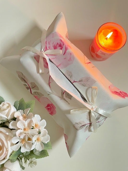 Cottage Blush Tissue Box Cover