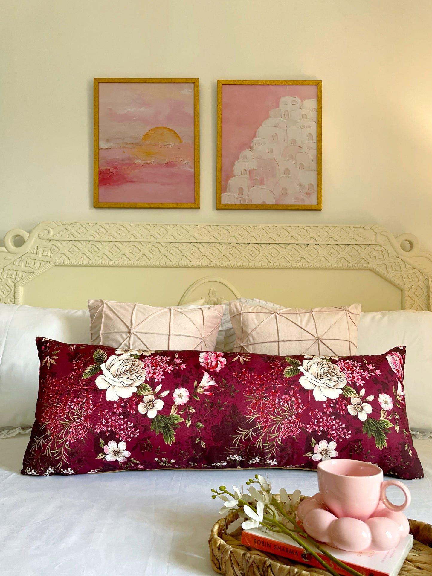 Lumbar Cushion - Cranberry