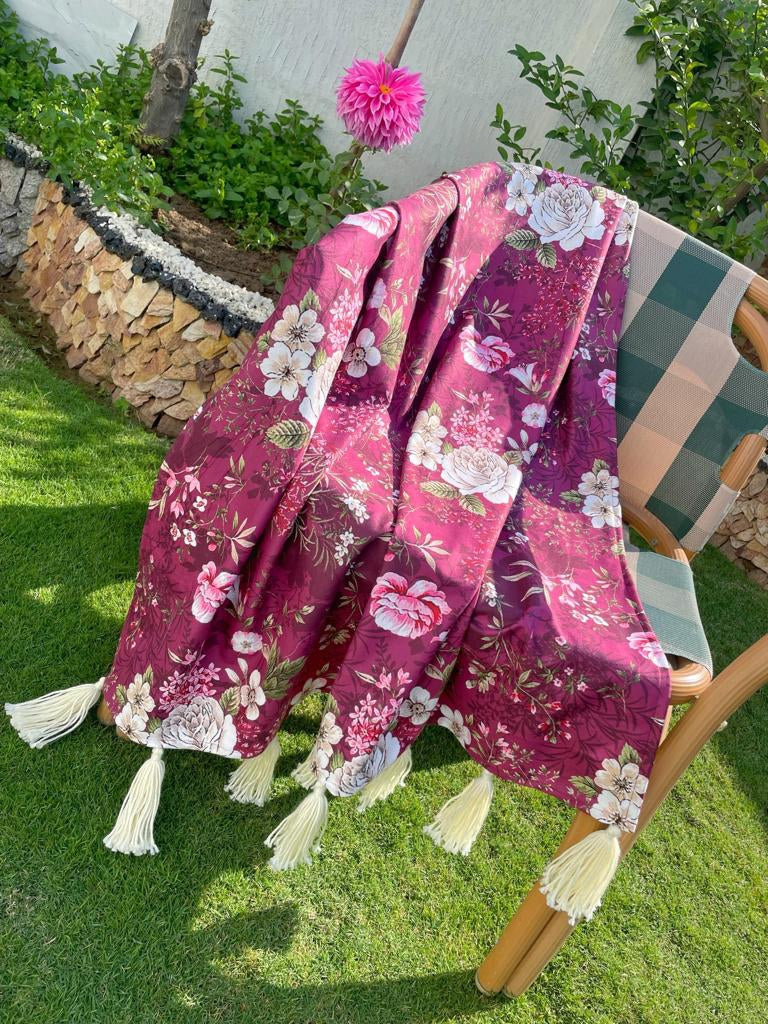 Cranberry Throw Blanket