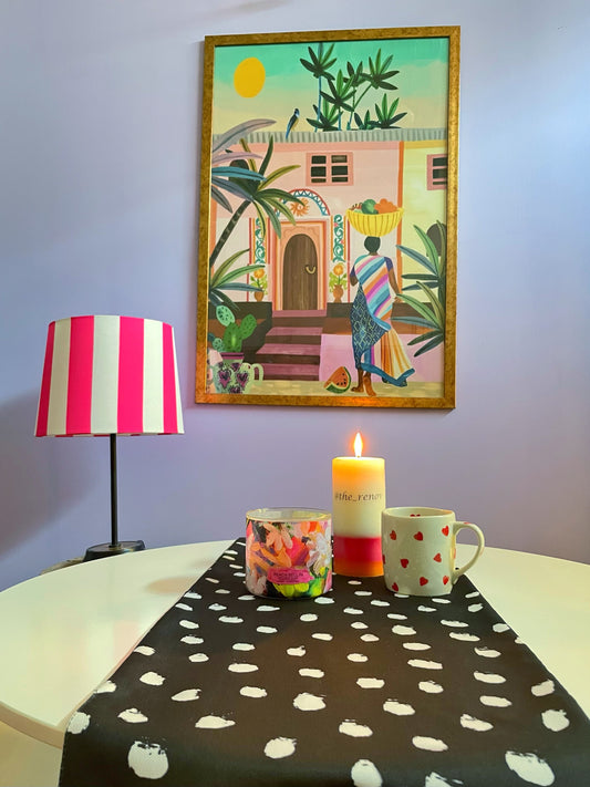 Dalmatian Table Runner