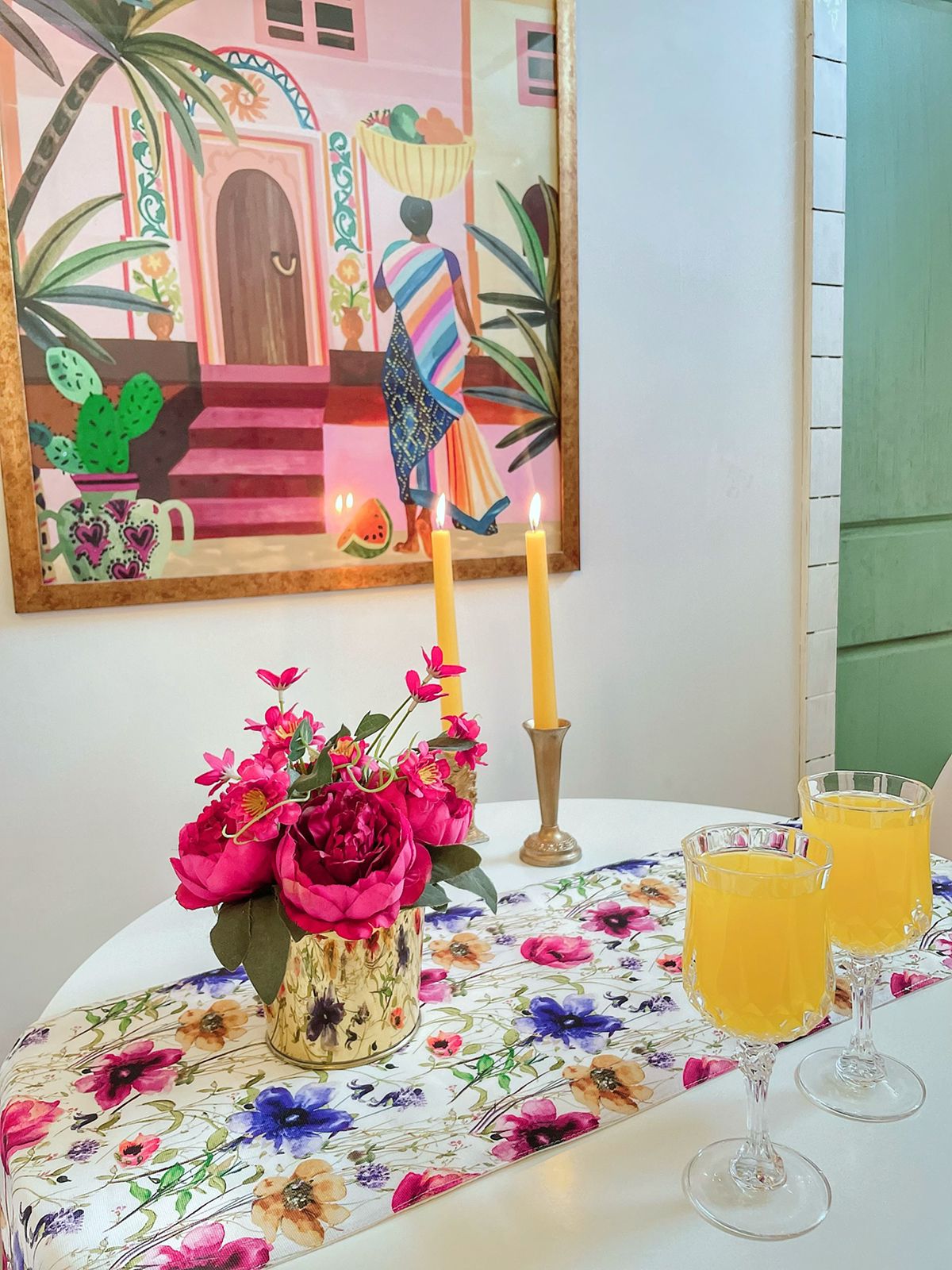 Flowers in Heaven Table Runner