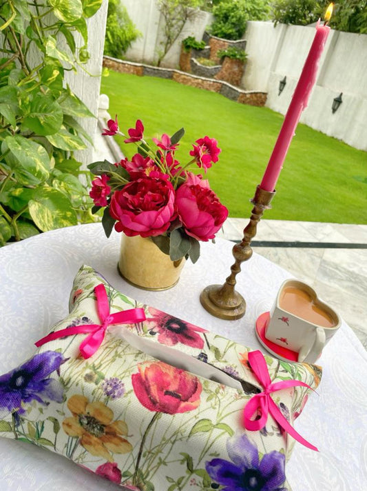 Flowers in Heaven Tissue Box Cover