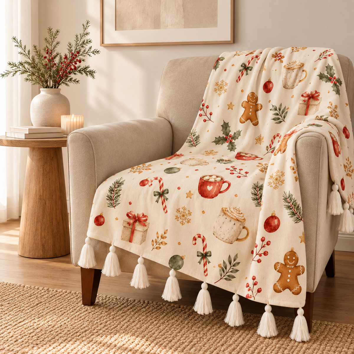 Frosty Throw Blanket