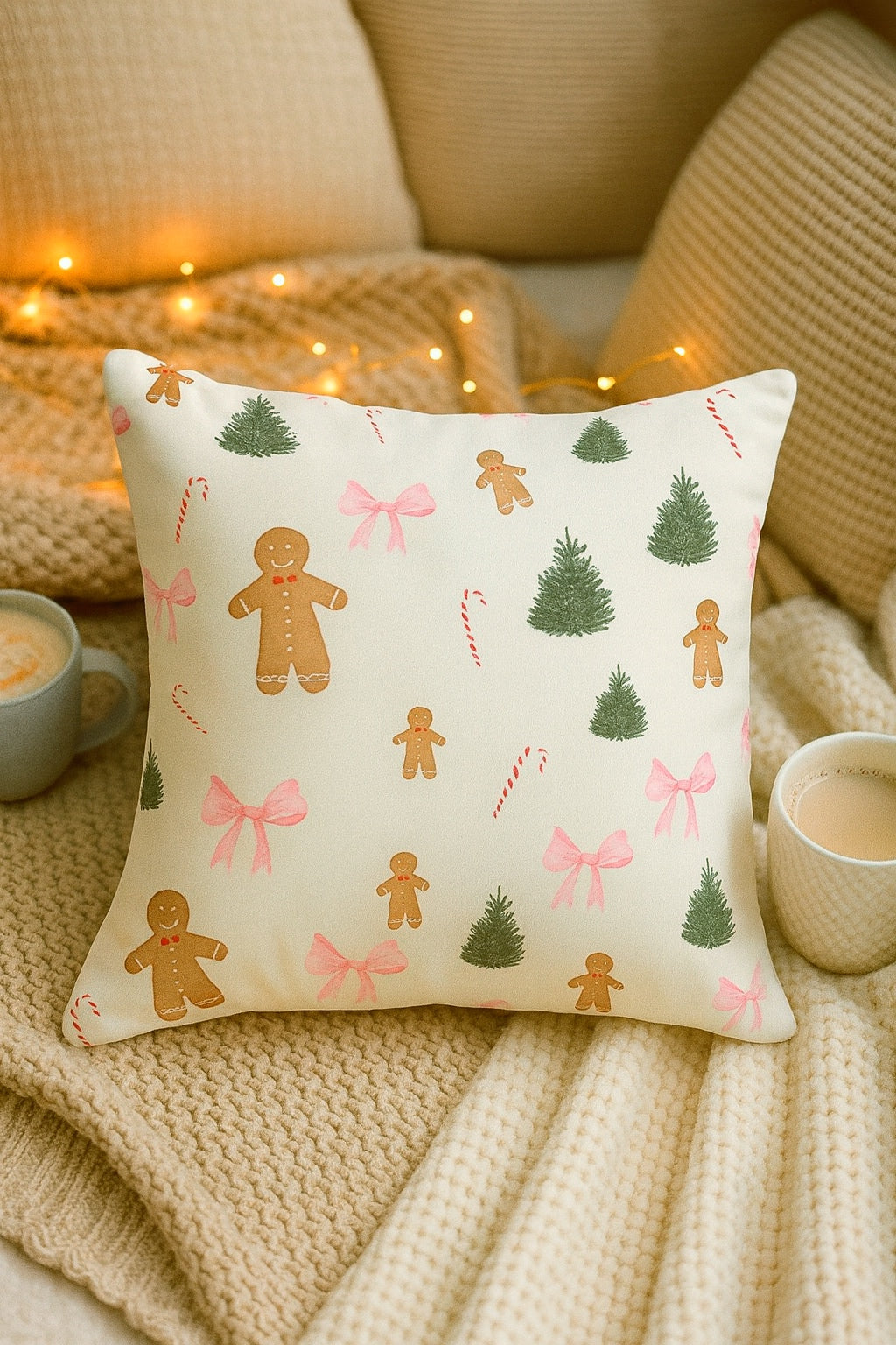 Gingerbread Man Cushion