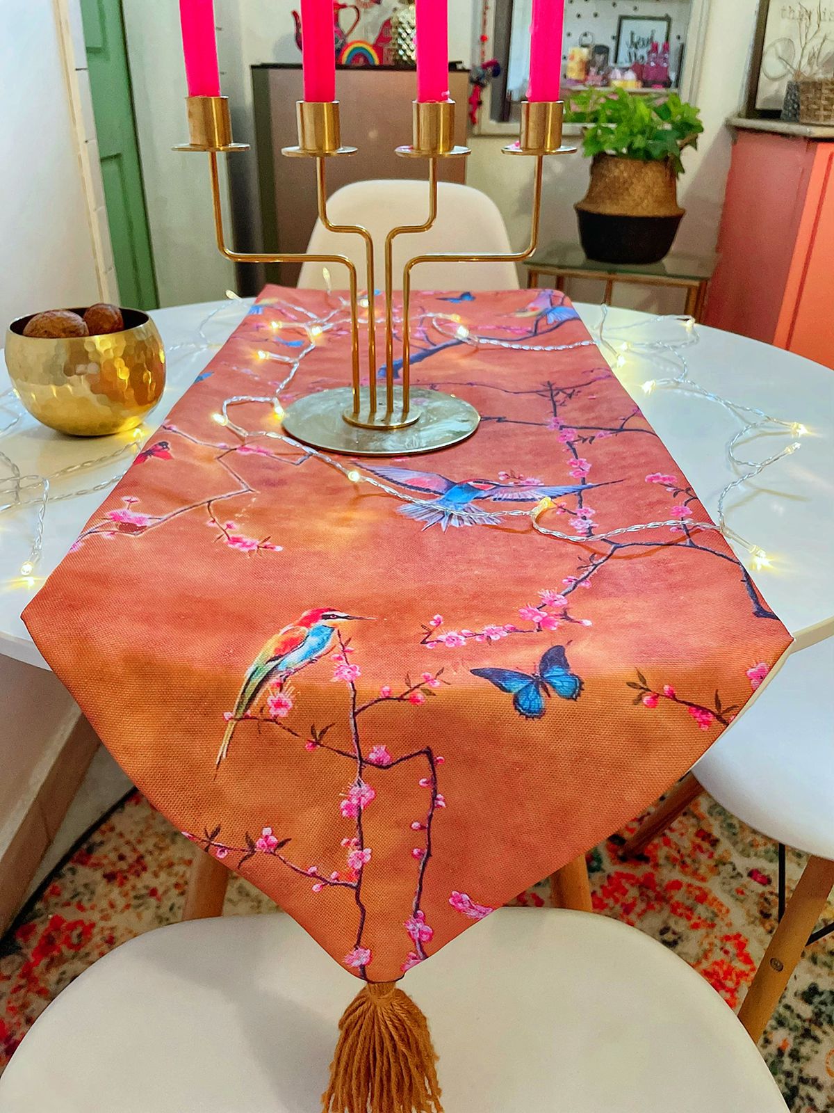 Golden Haze Table Runner