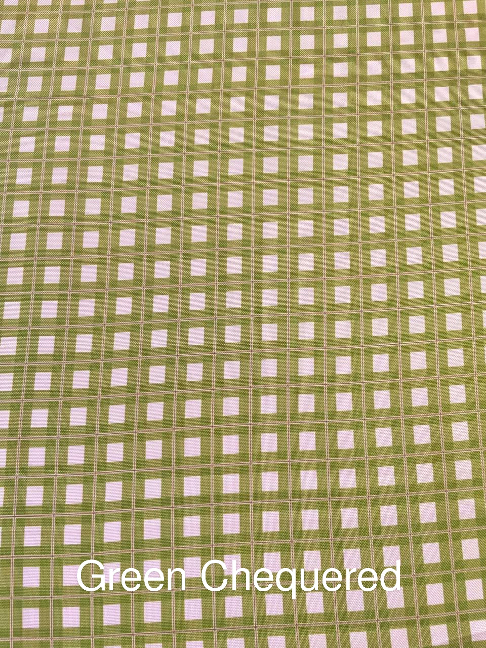 Green Chequered Fabric