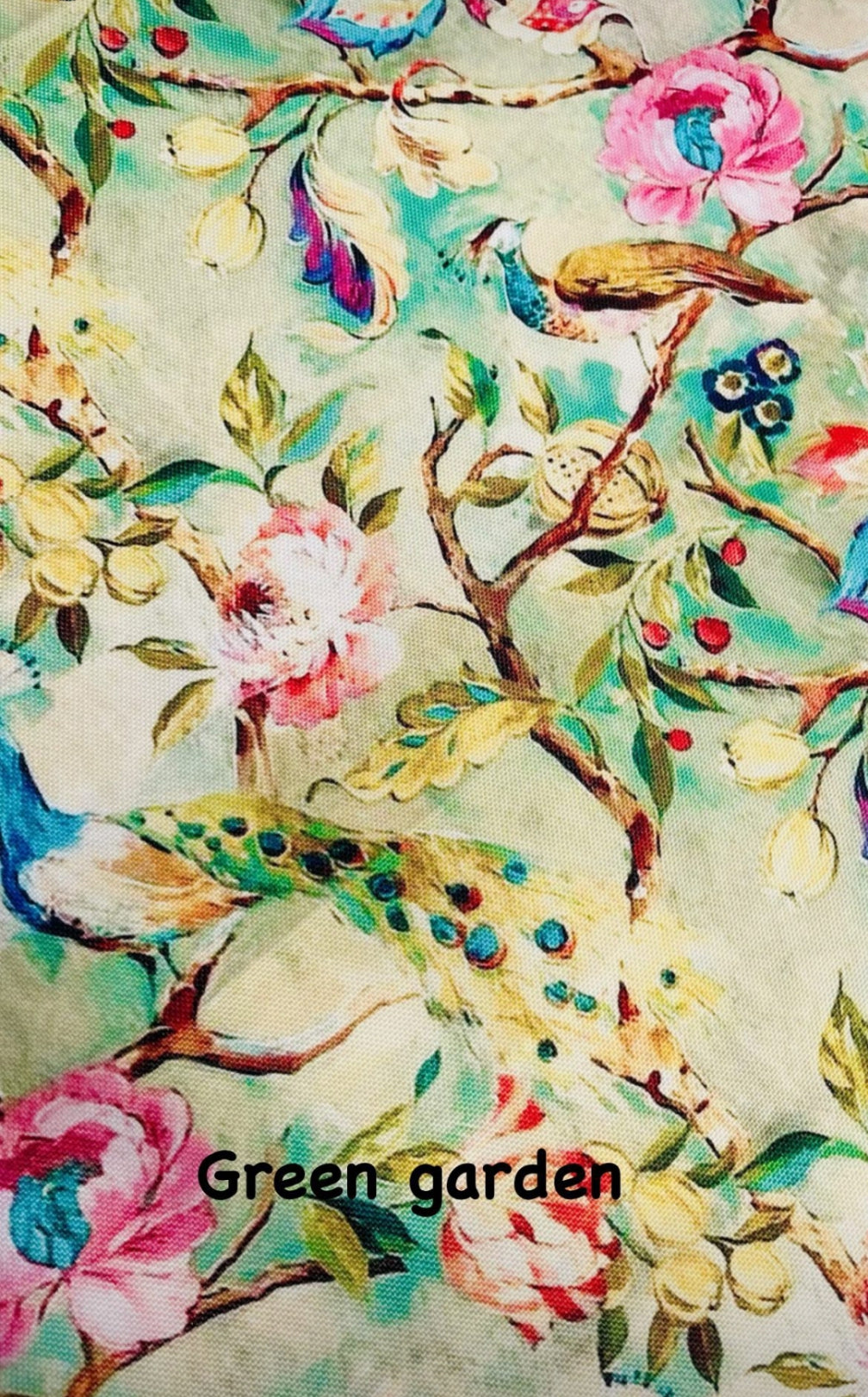Green Garden Fabric