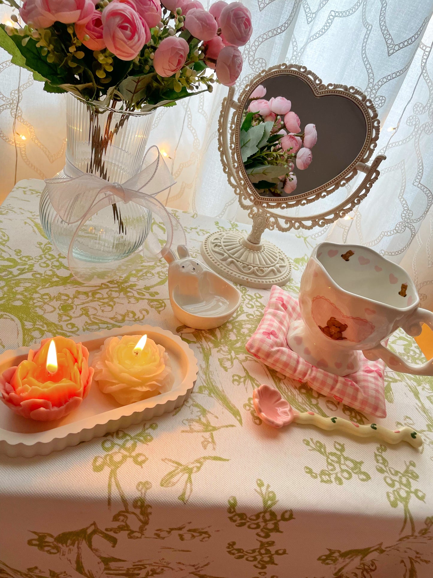 Green Whisper Tablecloth