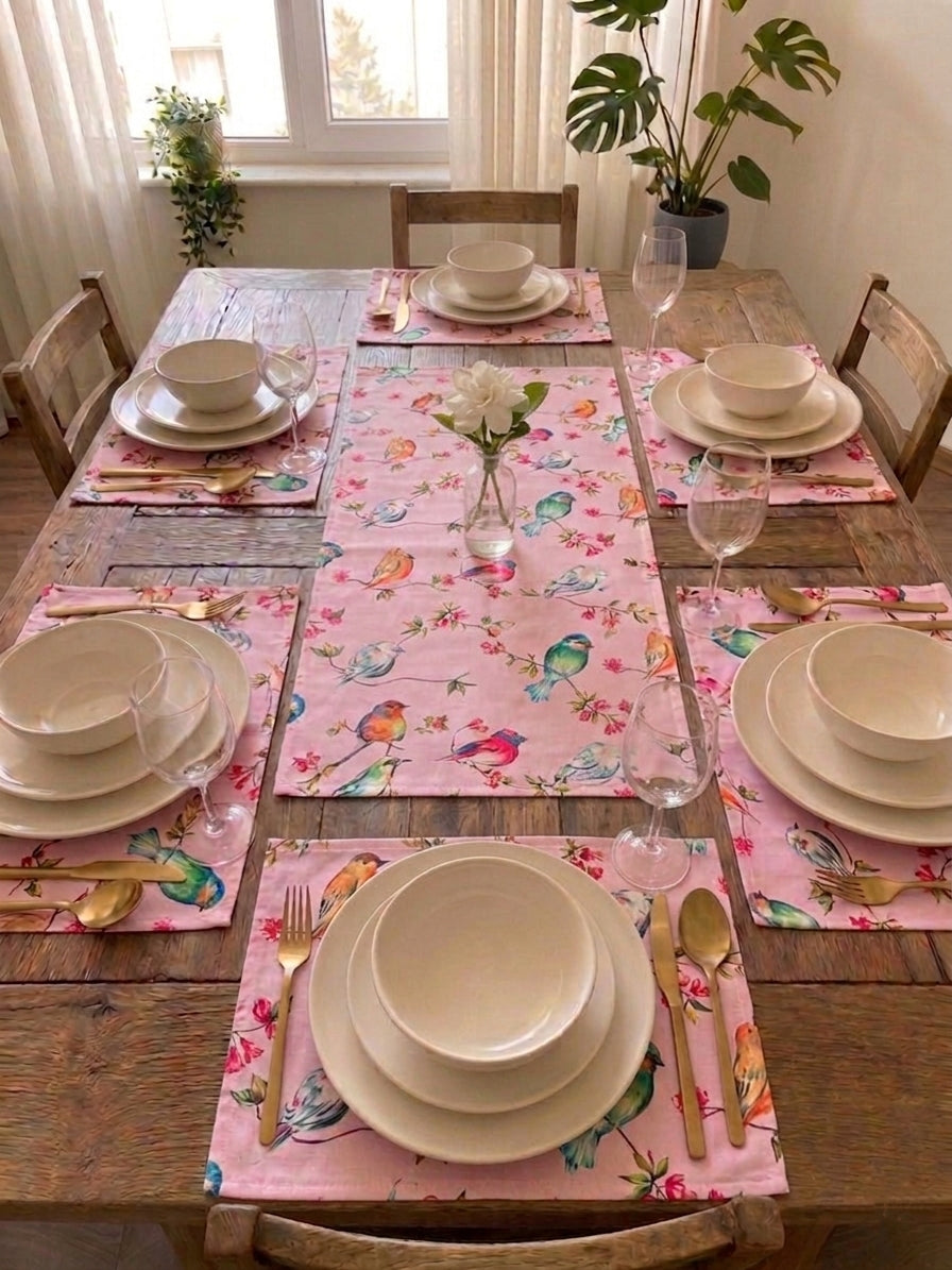 Heavenly Pink Table Linen Set
