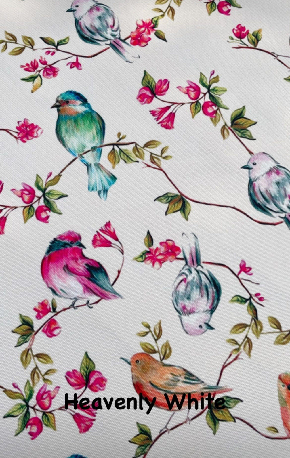 Heavenly White Fabric