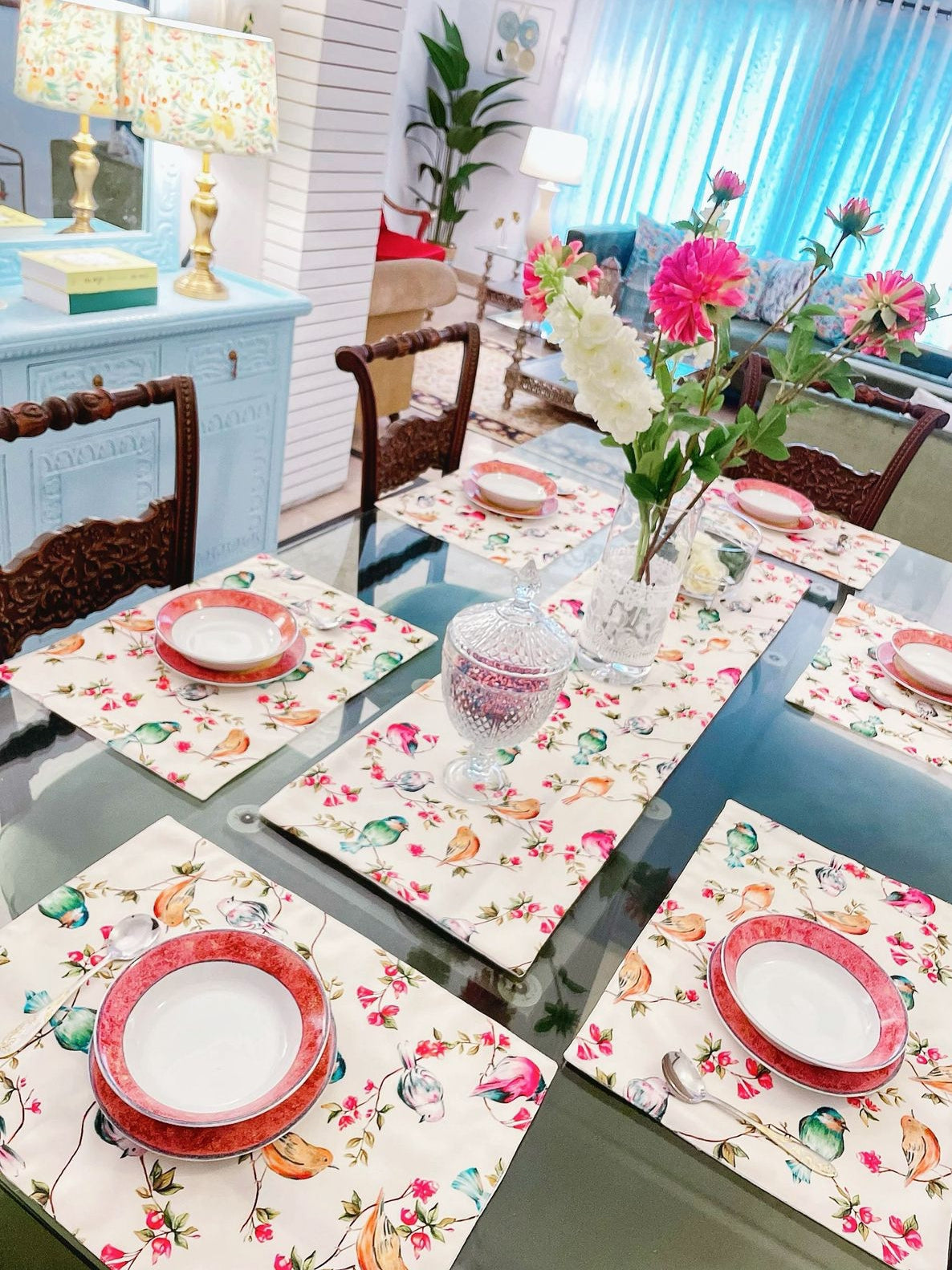 Heavenly White Table Linen Set