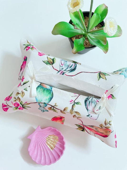 Heavenly White Tissue Box Cover