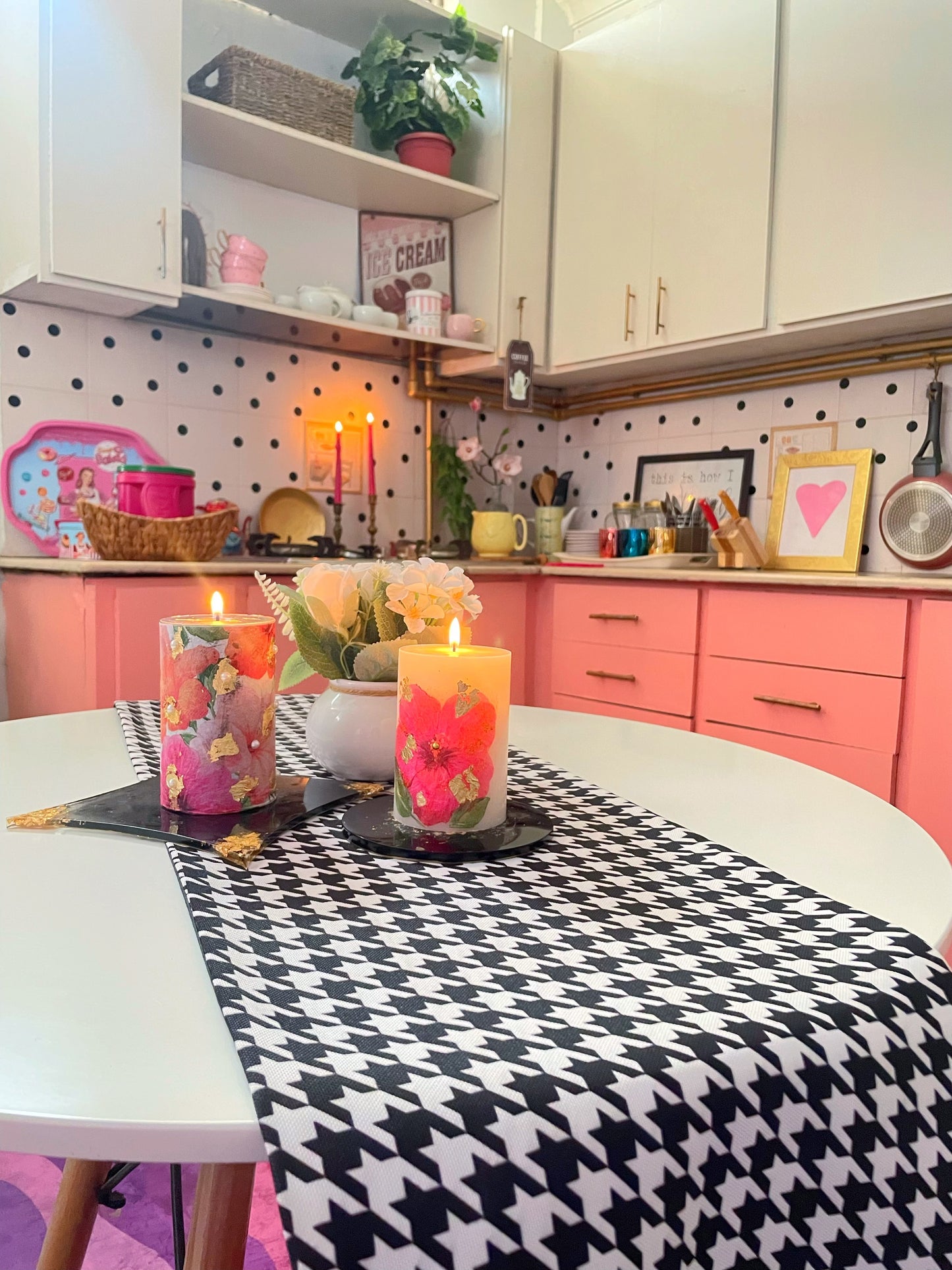 Houndstooth Table Runner