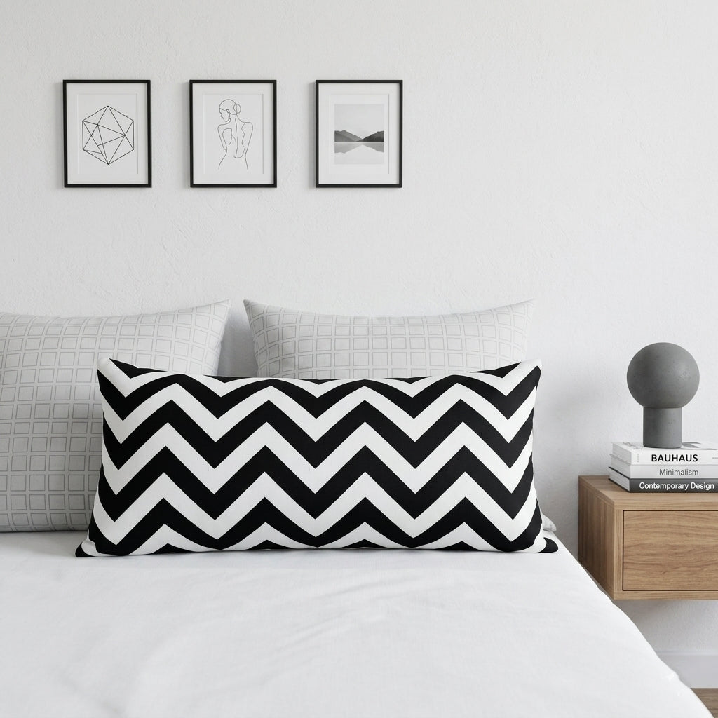 Lumbar Cushion - Chevron