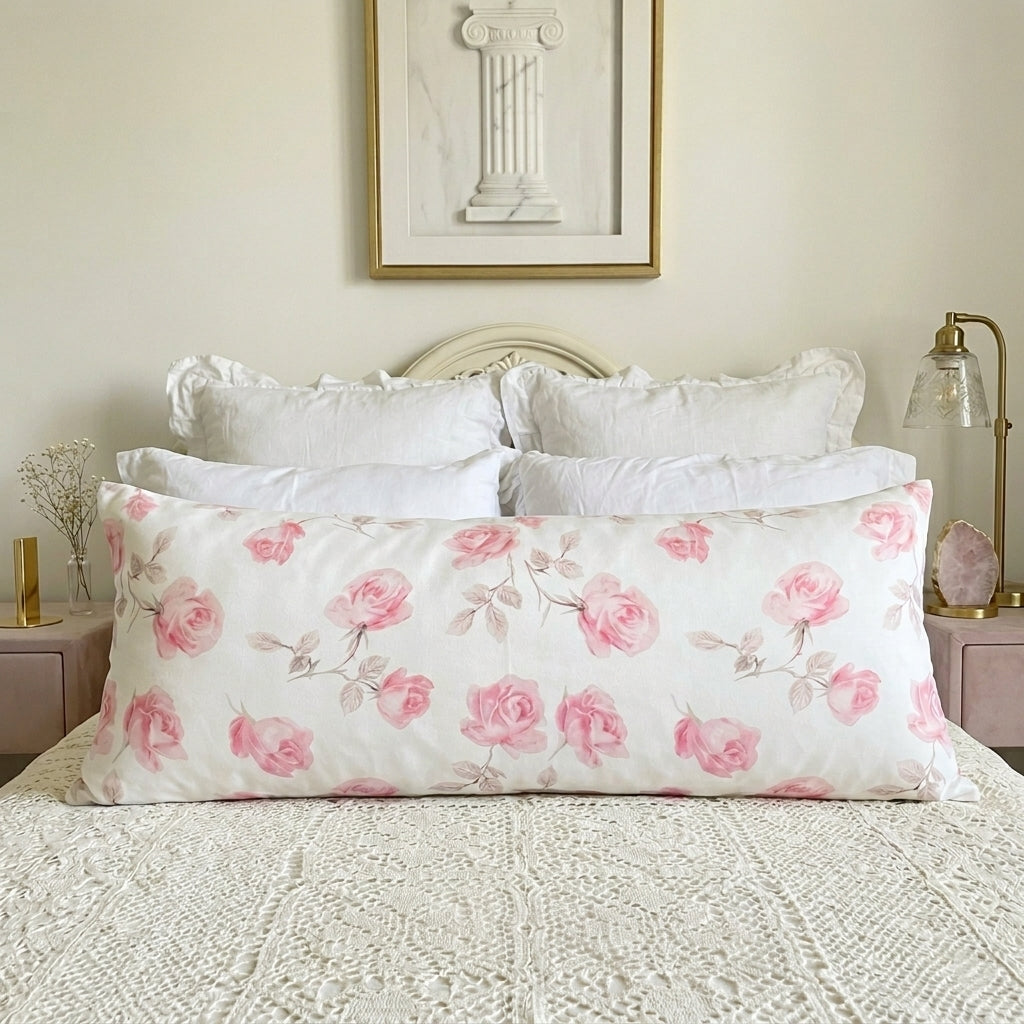 Lumbar Cushion - Cottage Blush