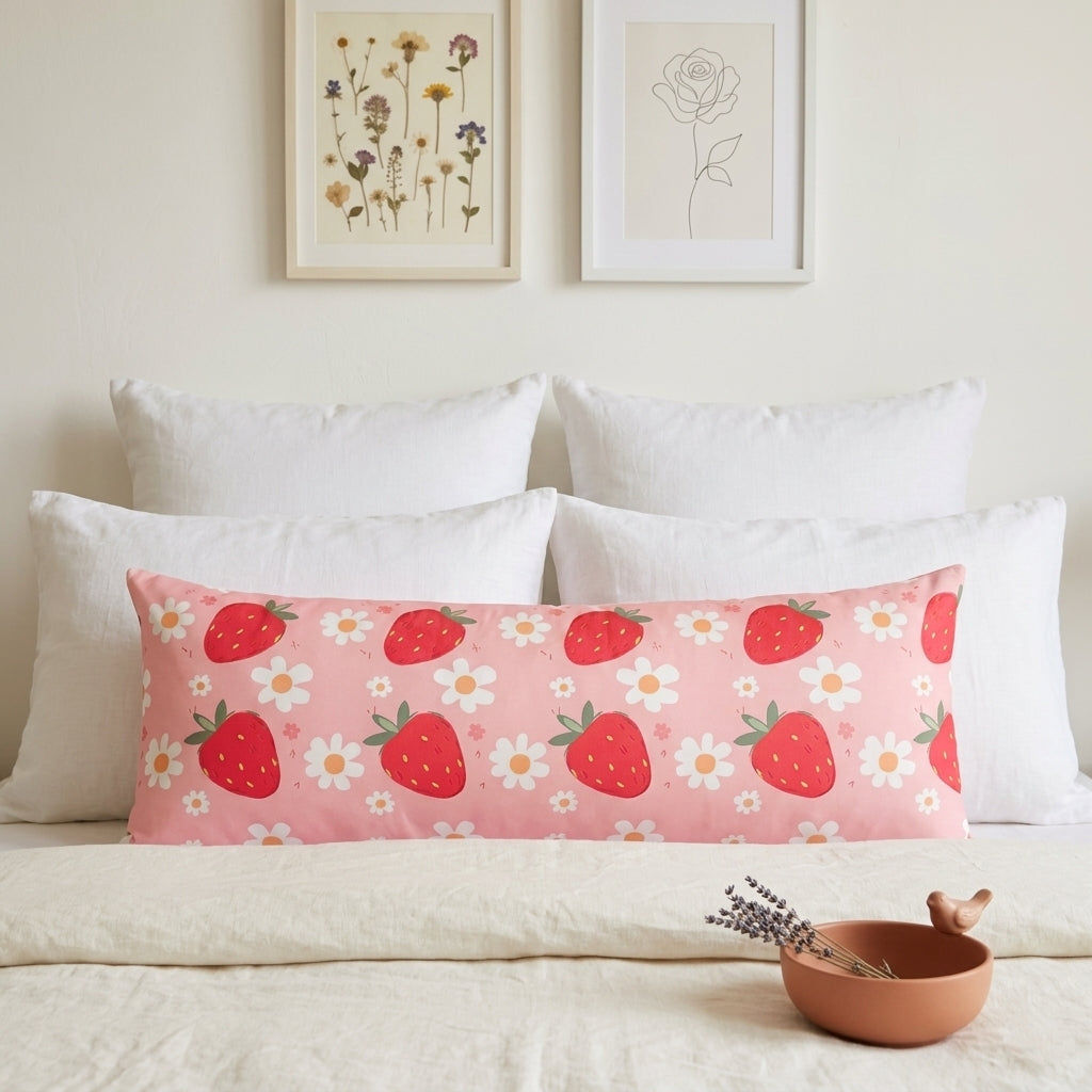 Lumbar Cushion - Strawberry Crush