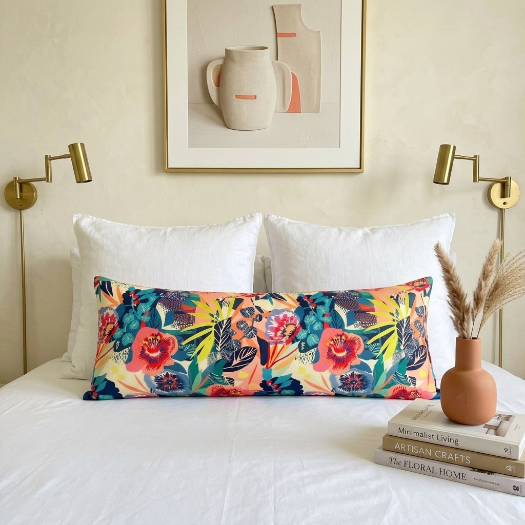 Lumbar Cushion - Summer Garden