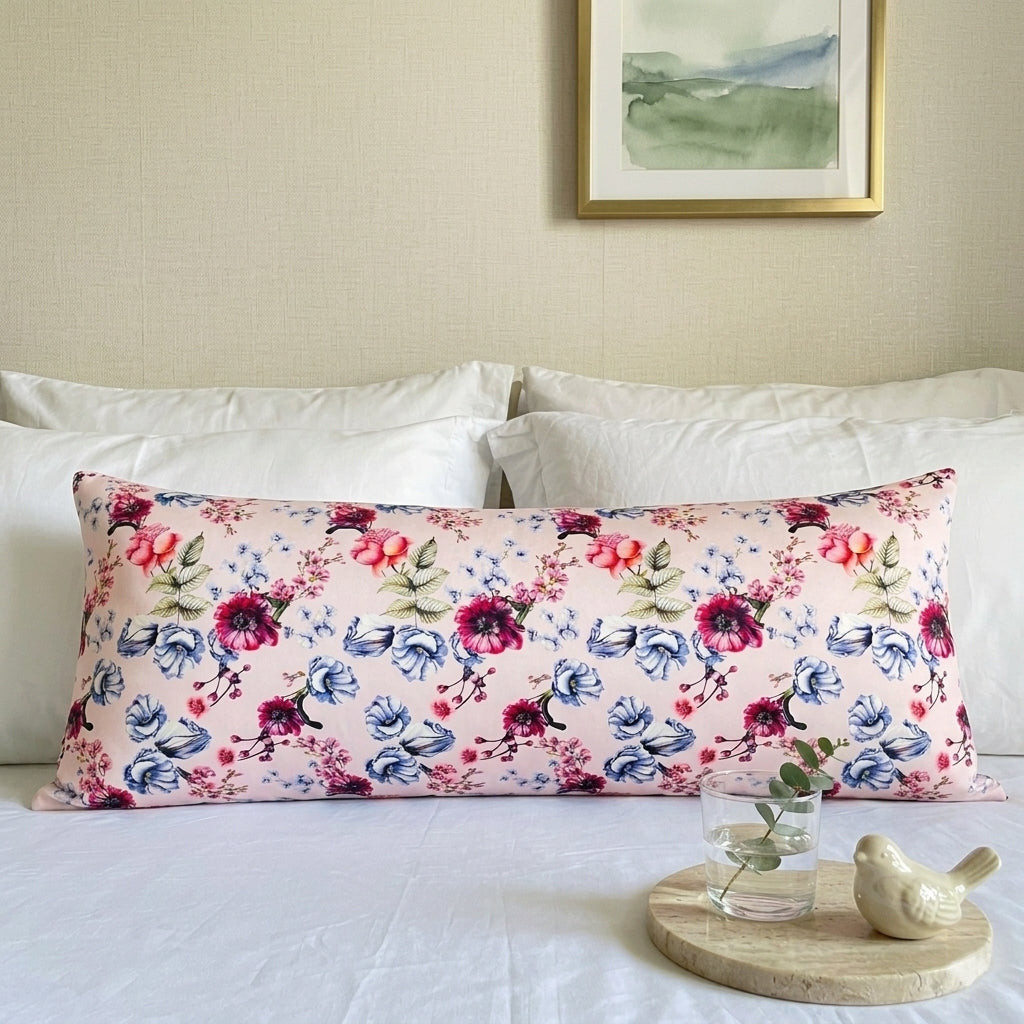 Lumbar Cushion - Pink Carnation