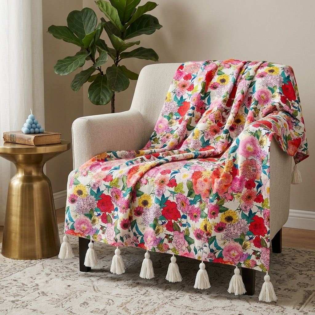 Splashy Throw Blanket