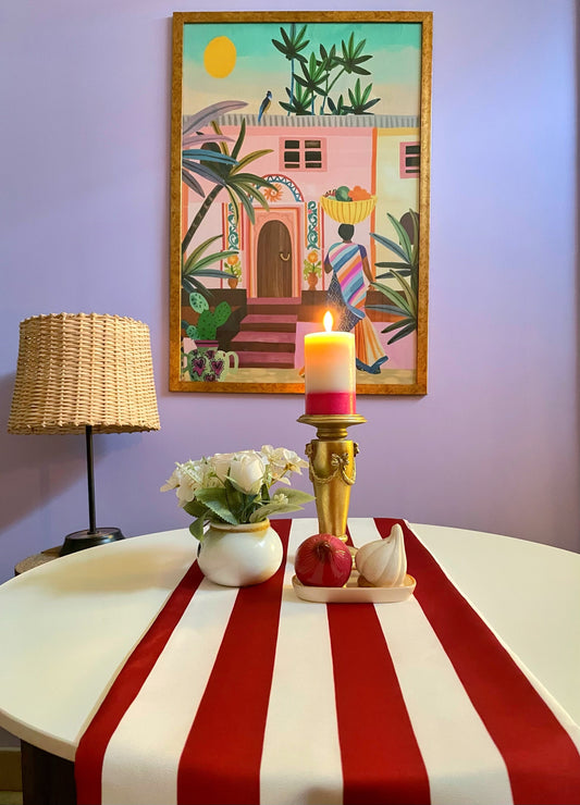 Maroon Blend Table Runner