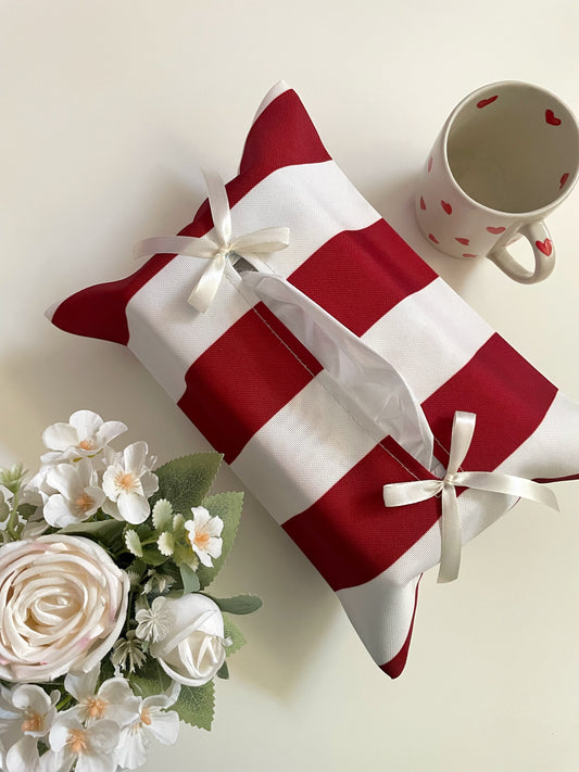 Maroon Blend Tissue Box Cover