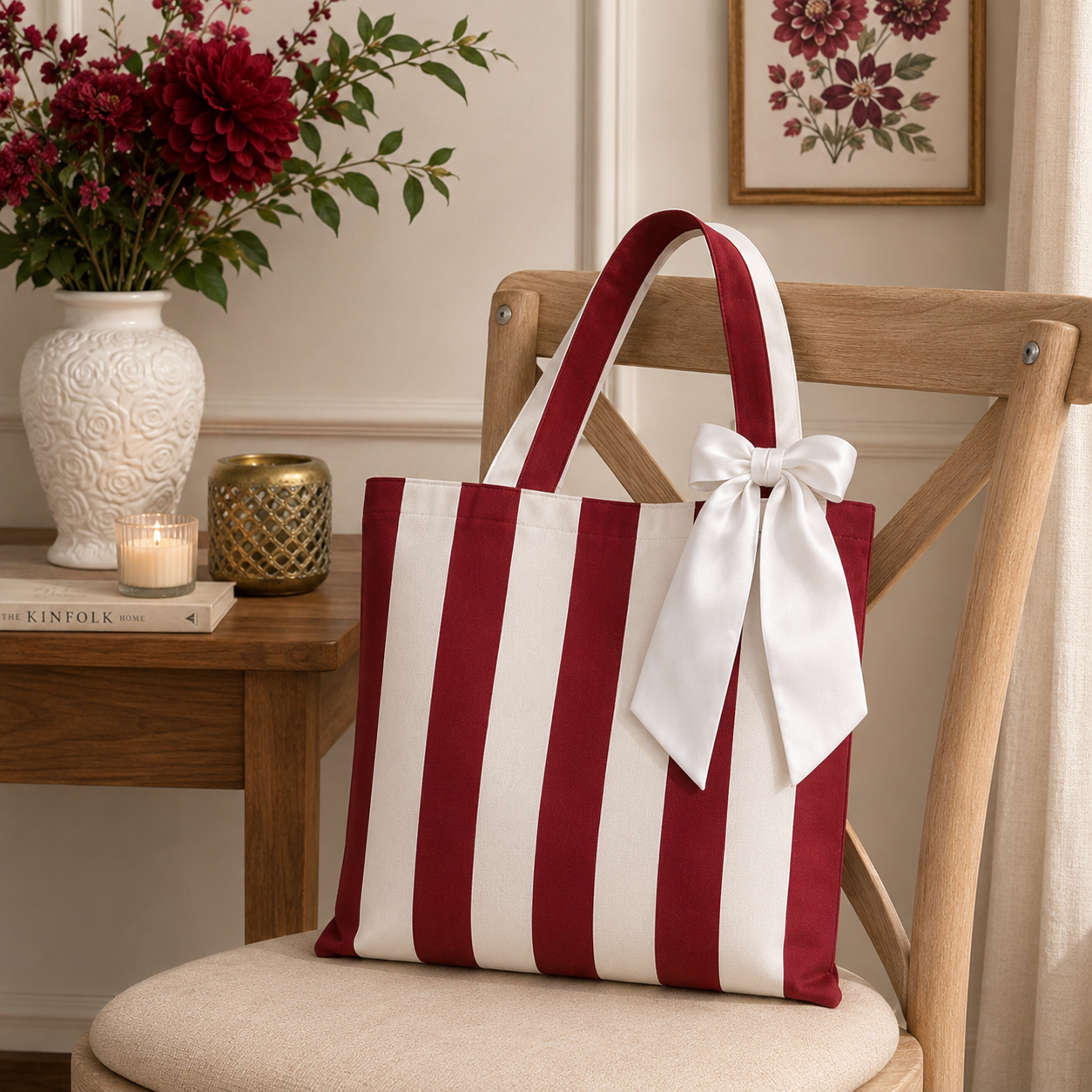 Maroon Blend Tote Bag