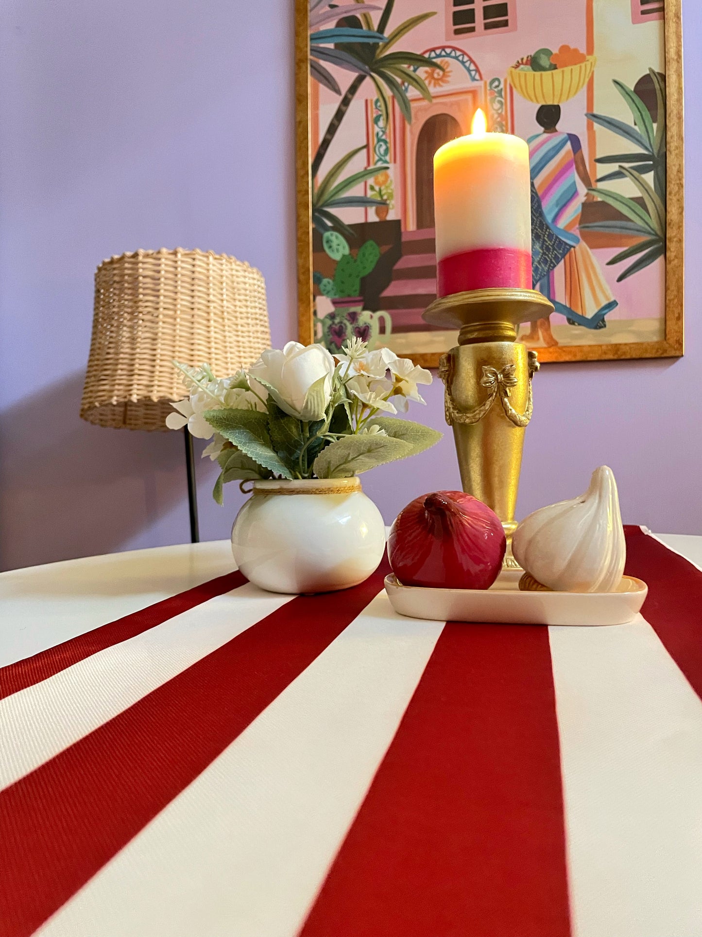 Maroon Blend Table Runner