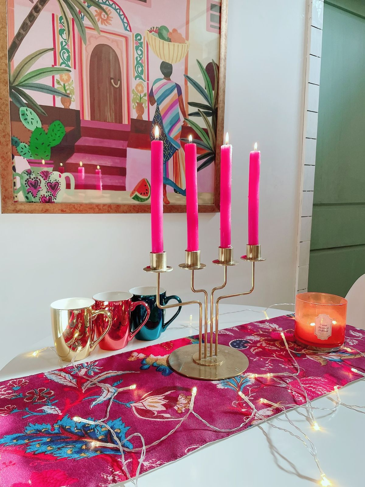 Mauvine Table Runner