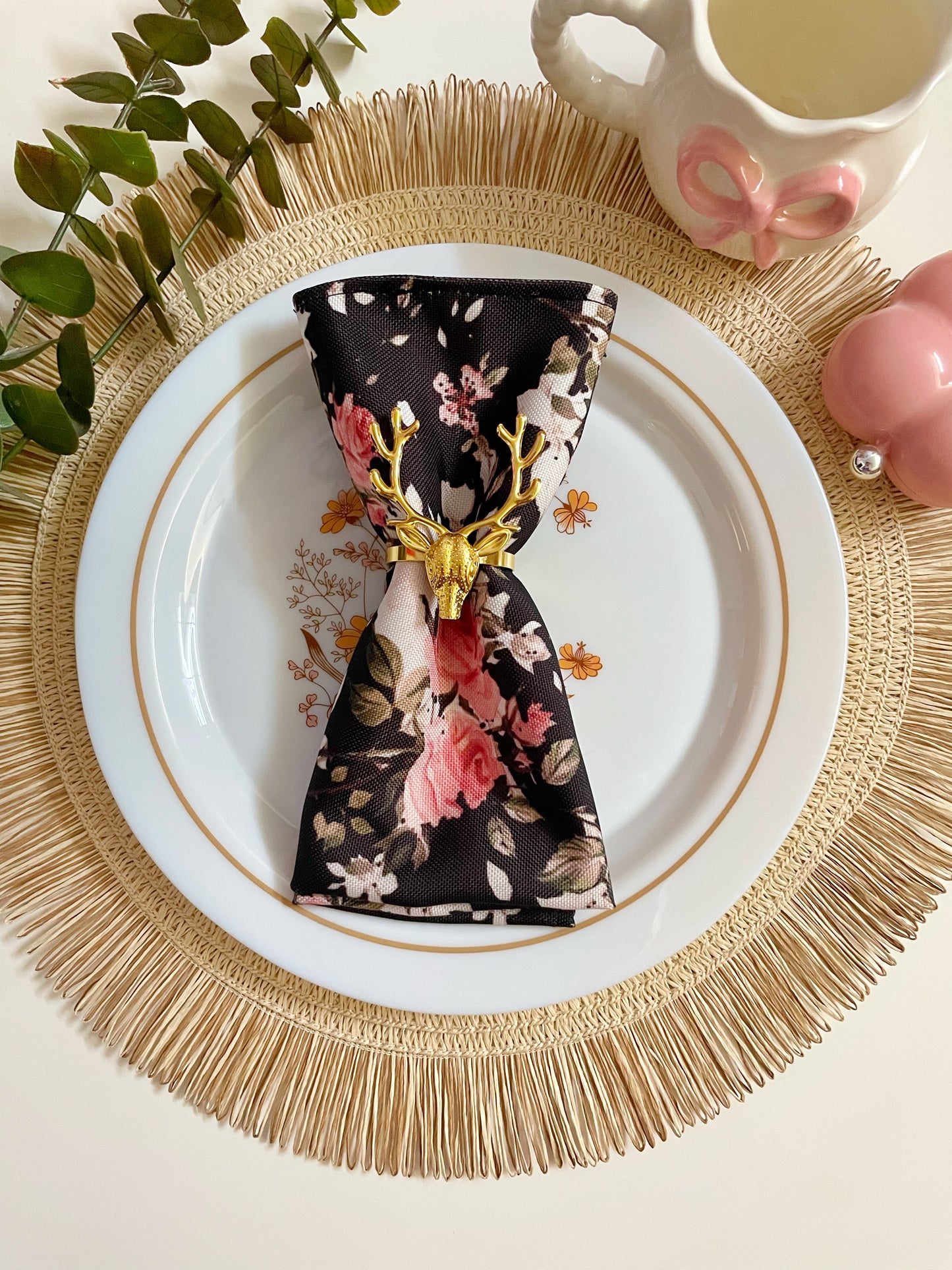 Midnight Roses Table Napkin