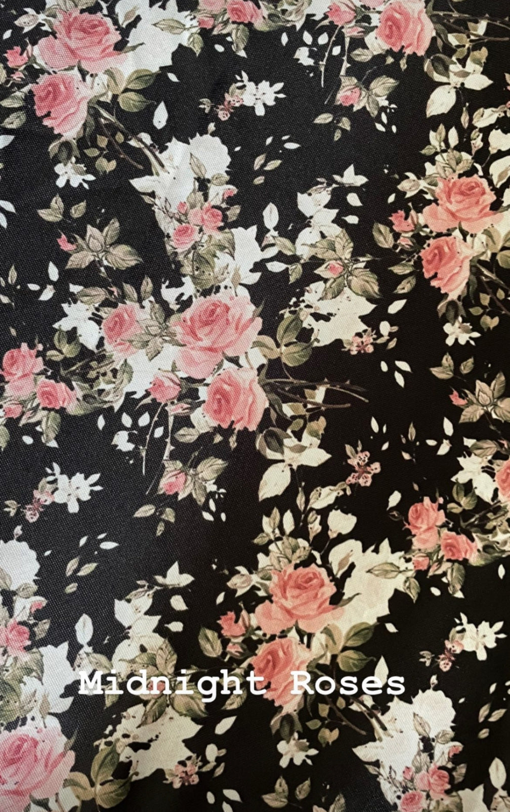 Midnight Roses Fabric