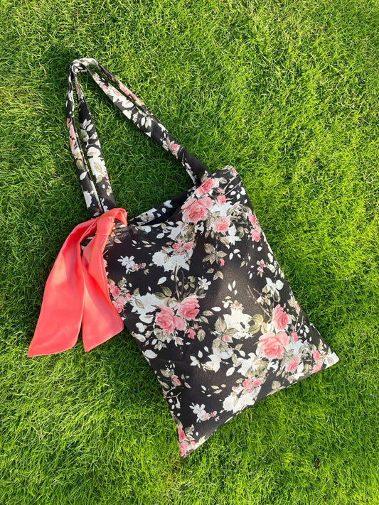 Midnight Roses Tote Bag