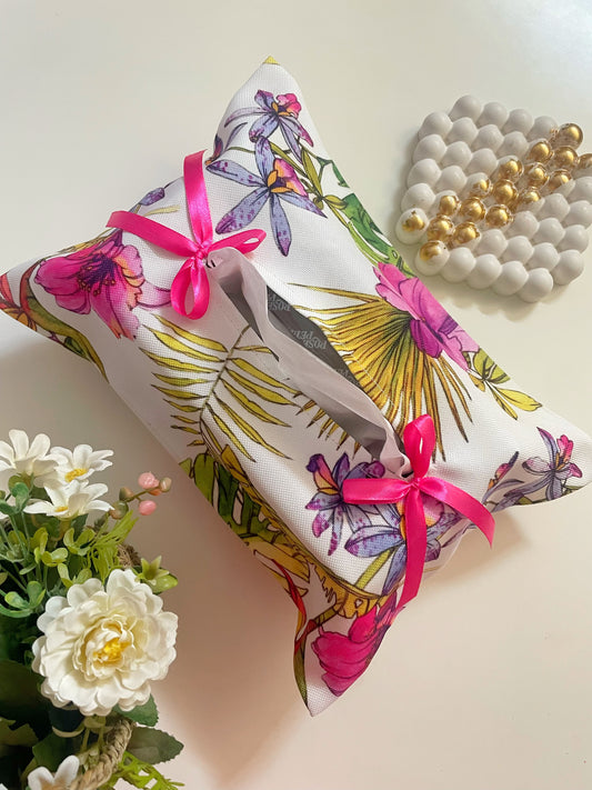 Orchid Tissue Box Cover