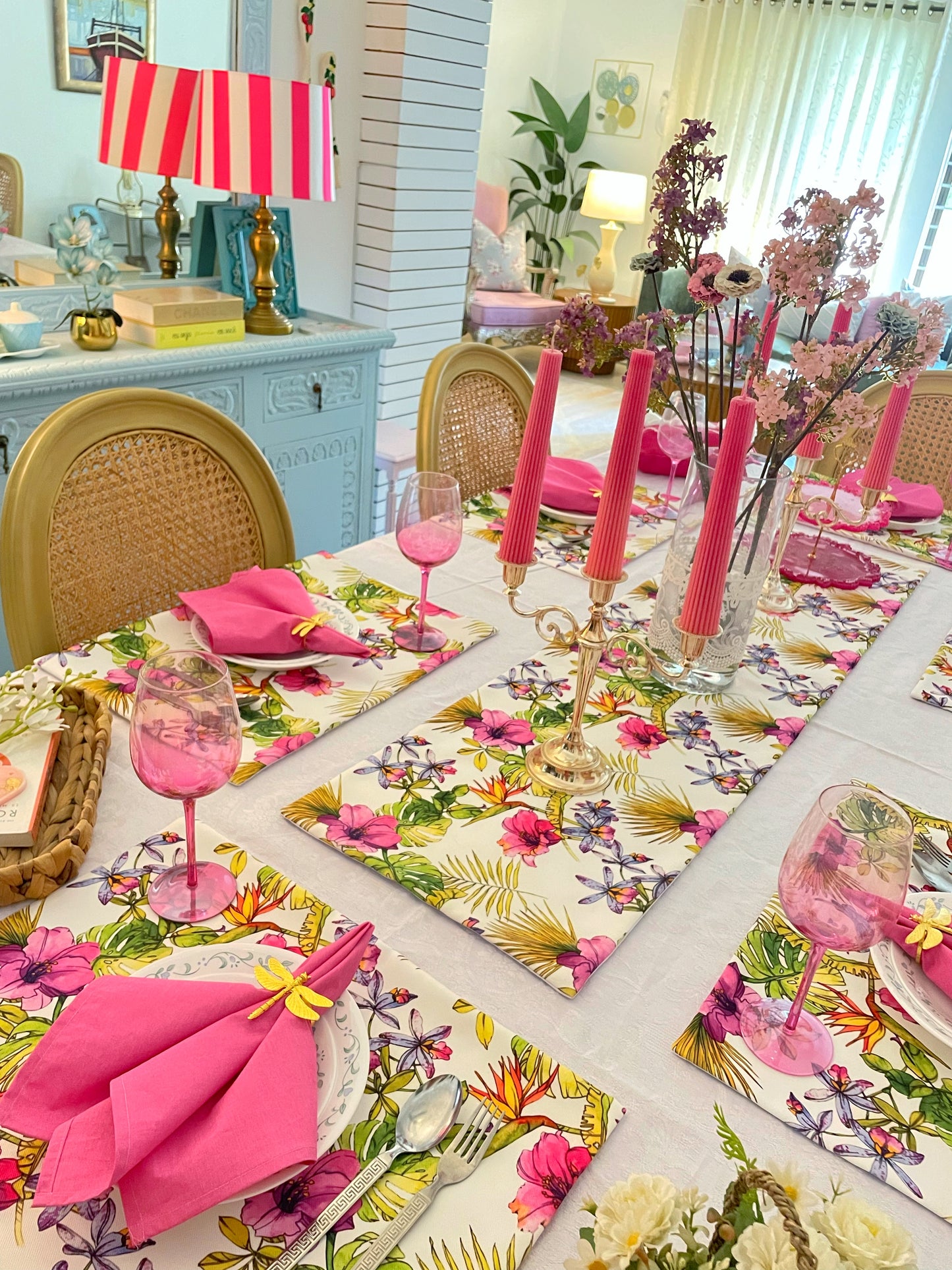 Orchid Table Linen Set