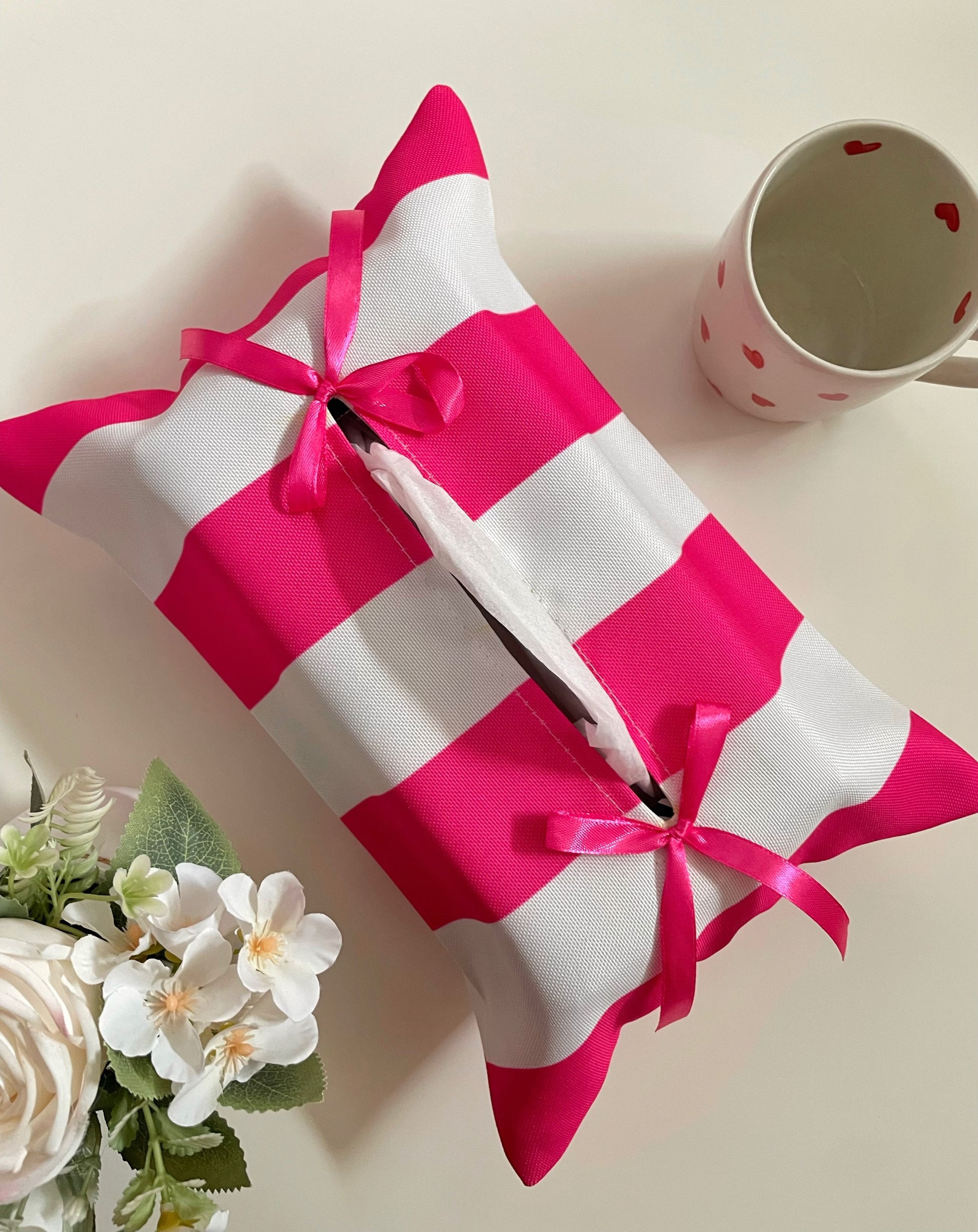 Pink Blend Tissue Box Cover