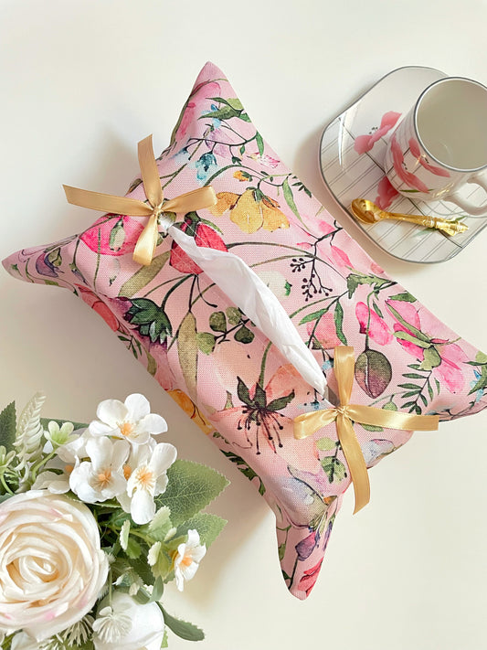Pink Bliss Tissue Box Cover