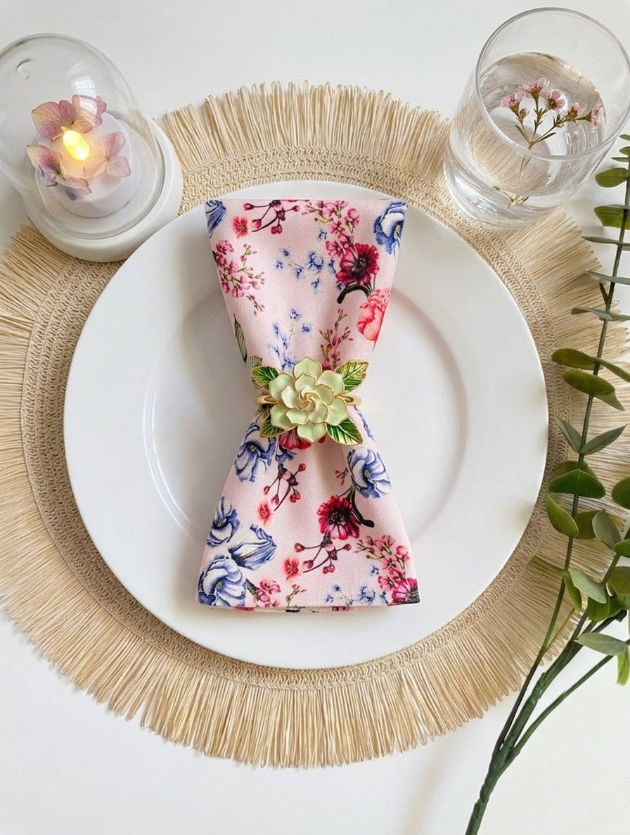 Pink Carnation Table Napkin