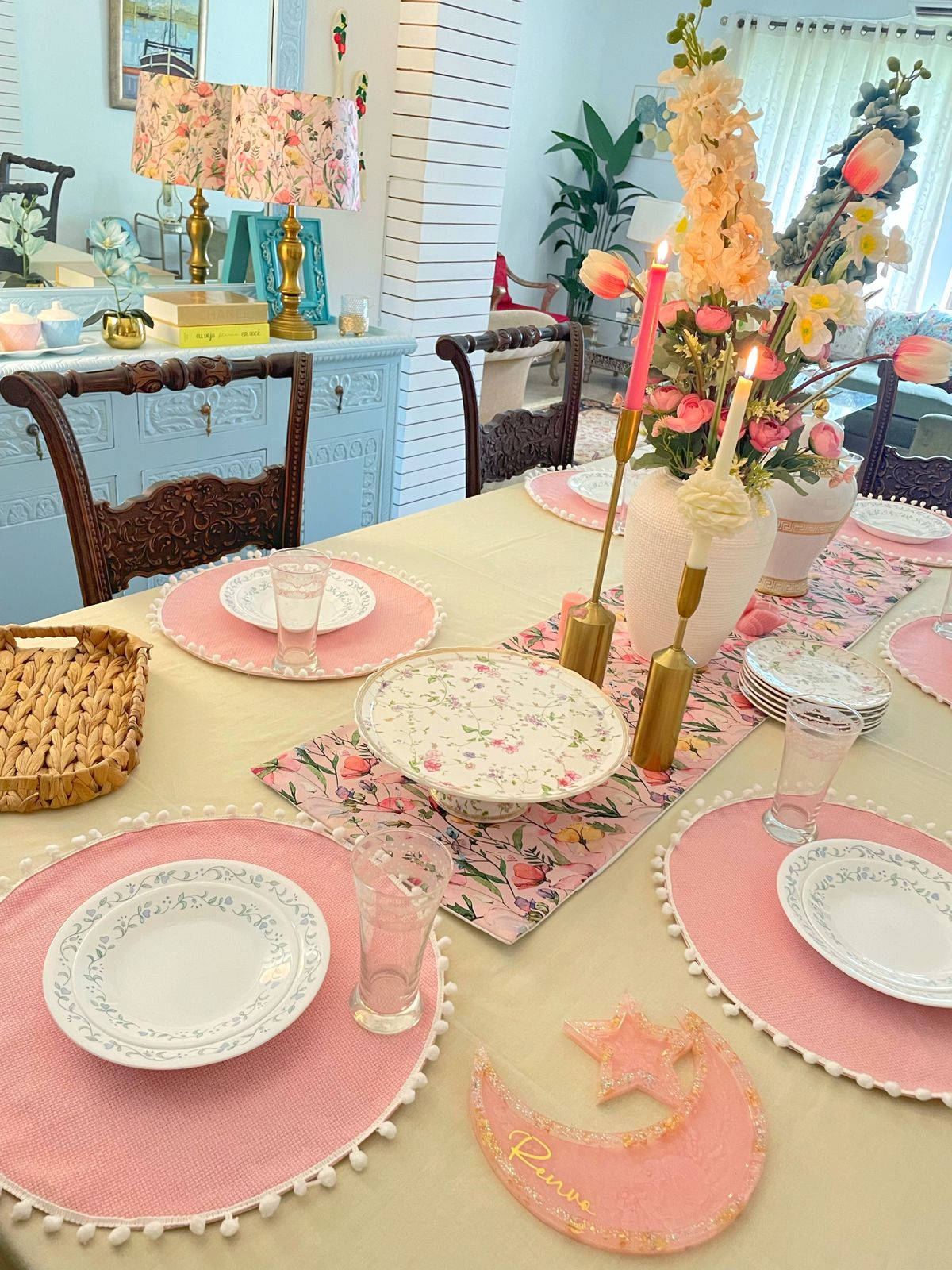 Pink Bliss Table Linen Set