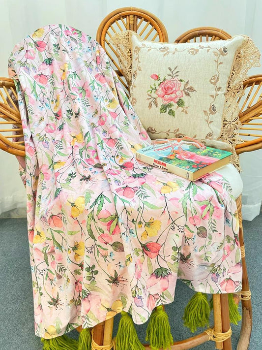 Pink Bliss Throw Blanket