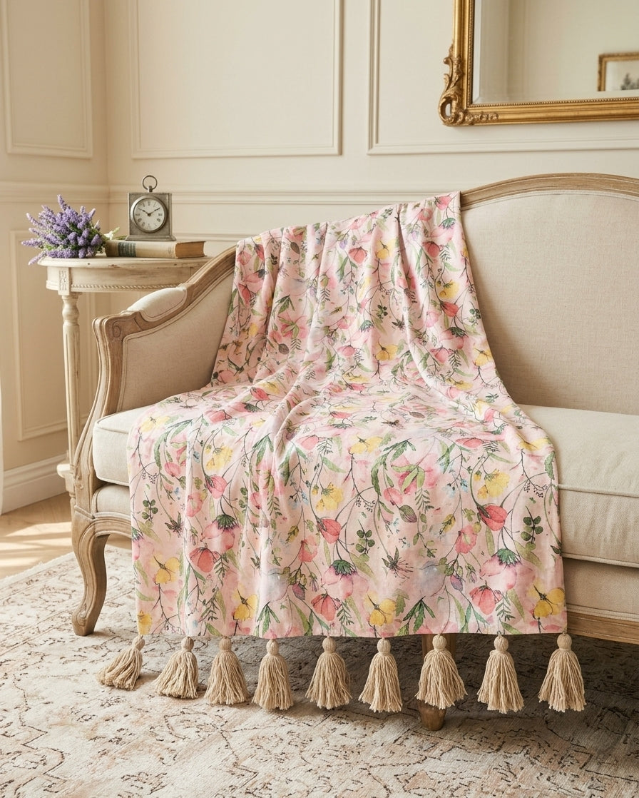 Pink Bliss Throw Blanket