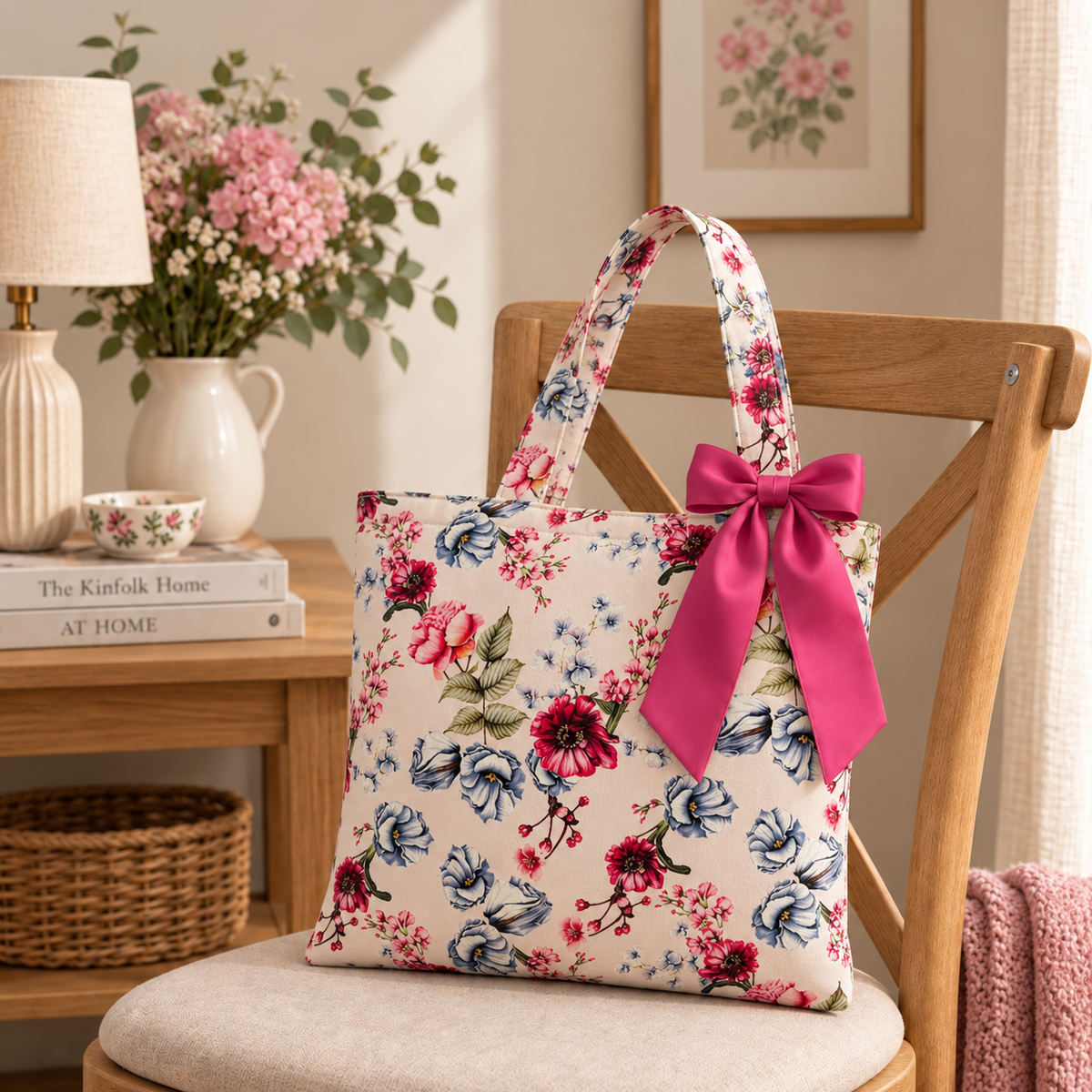 Pink Carnation Tote Bag