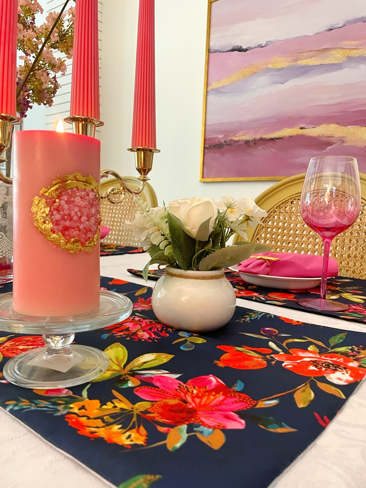 Pretty Petals Table Linen Set