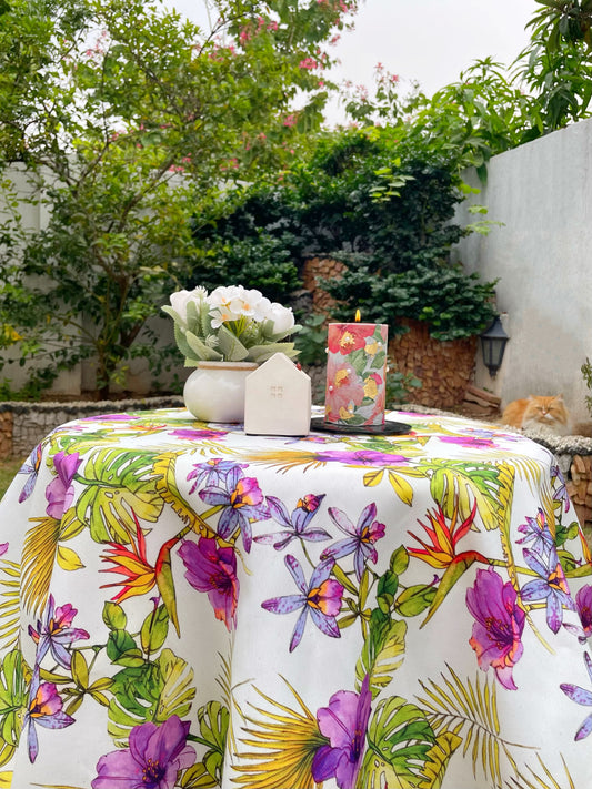 Purple Orchid Tablecloth